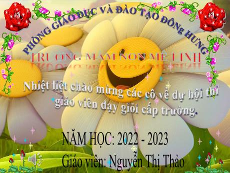 Bài giảng Dạy trẻ xếp tương ứng 1 : 1 - Chủ điểm: Gia đình