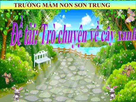 Bài giảng Mầm non Lớp Lá - Đề tài: Trò chuyện về cây xanh - Năm học 2023-2024 - Lê Thị Thanh Chiên