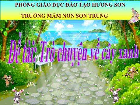Bài giảng Mầm non Lớp Lá - Đề tài: Trò chuyện về cây xanh - Năm học 2024-2025 - Phan Thị Thanh Ngọc