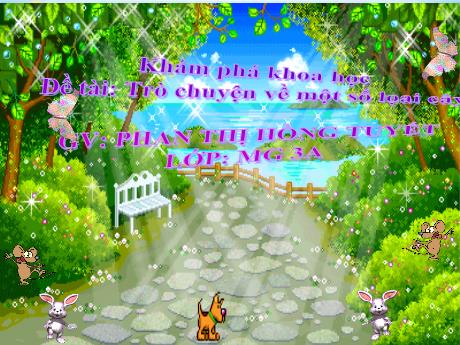 Bài giảng Mầm non Lớp Mầm - Đề tài: Trò chuyện về một số loại cây. Hoạt động: Khám phá khoa học - Năm học 2024-2025 - Phan Thị Hồng Tuyết